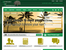 Tablet Screenshot of affordabletaxprofessionals.com